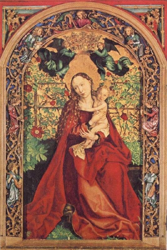 Martin Schongauer Madonna of the Rose Bower oil painting image